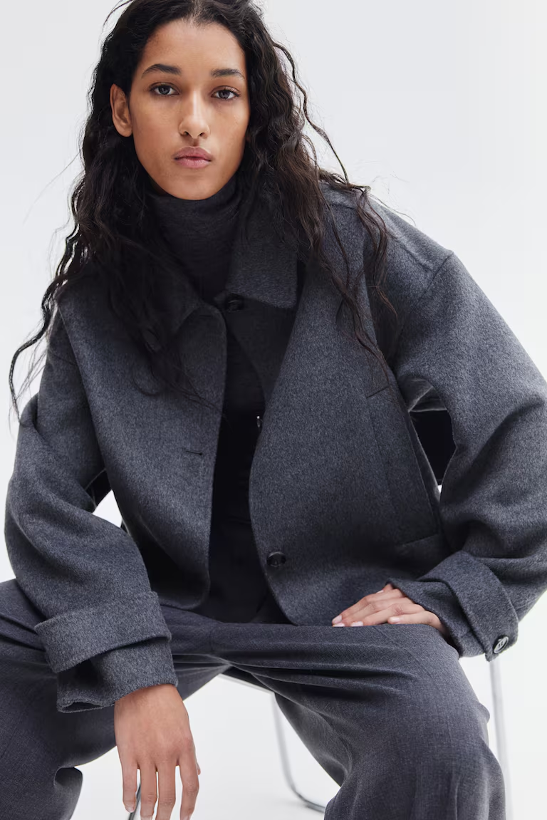 Handmade Wool Blend Jacket